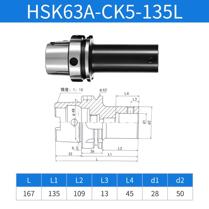 10008 HSK63A HSK100A Fine Boring Shank HSK Rough Boring Shank CK1/2/3/4/5/6 Fine Adjustment Boring Tools Shandong Denso Pricision Tools Co.,Ltd.